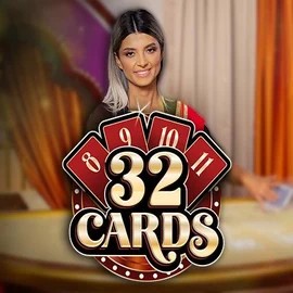32 Cards slot logo by Ezugi at Spinit Casino