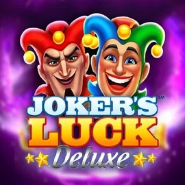 Jokers Luck Deluxe slot logo by Skywind Group at Spinit Casino