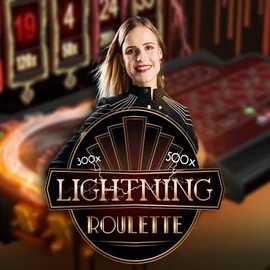 Live Casino logo of Lightning Roulette from Evolution at Spinit Casino