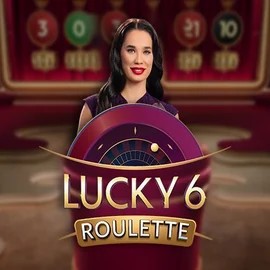 Lucky 6 Roulette online game logo by Pragmatic Play on spinitt.pl